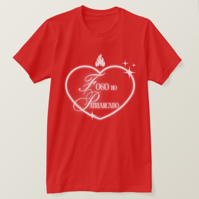 camiseta Fogo no Patriarcado T Shirt (Design framsida)
