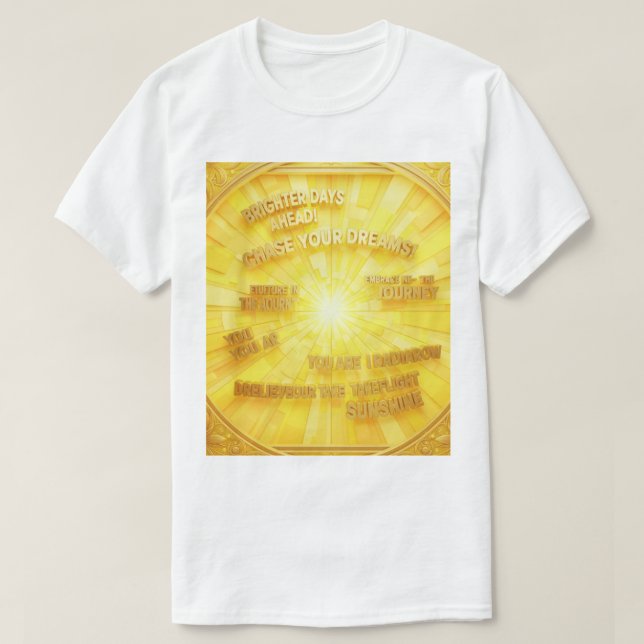 Camiseta frases de esperança e motivação t shirt (Design framsida)