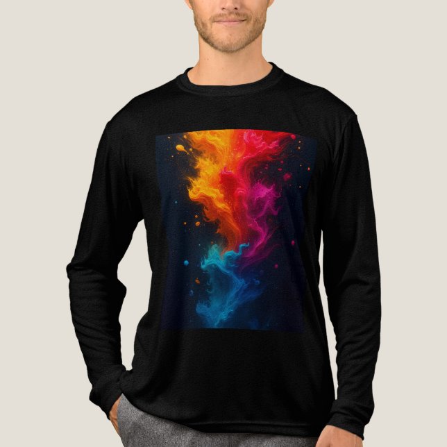 Camiseta fuego multicolor t shirt (Framsida)