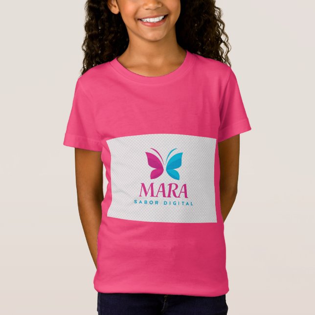 Camiseta Futurista “Sabor Digital” – Mara Collecti T Shirt (Framsida)