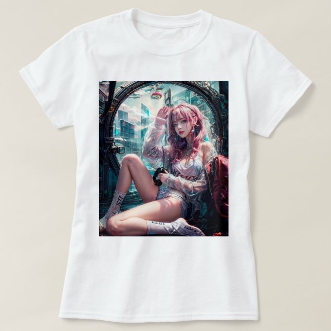 Camiseta garota do futuro t shirt (Design framsida)