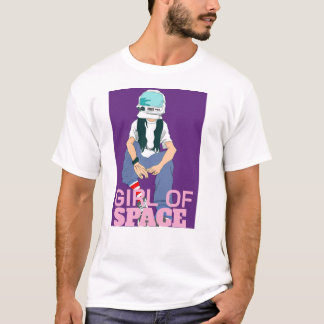 camiseta girl on of space t shirt