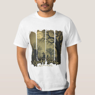 Camiseta Gótica de Halloween Spooky Season T Shirt