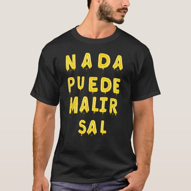 Camiseta Graciosa Para Latinos Hispanos in Spanish T Shirt (Framsida)