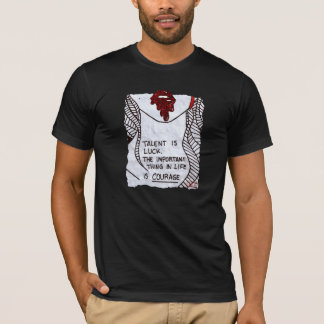 Camiseta Graffiti Talent is luck T Shirt