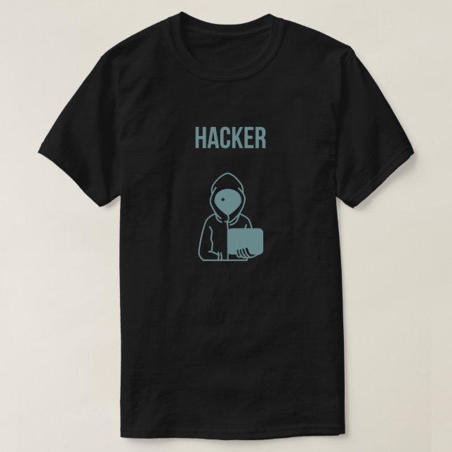 camiseta hacker t shirt (Design framsida)
