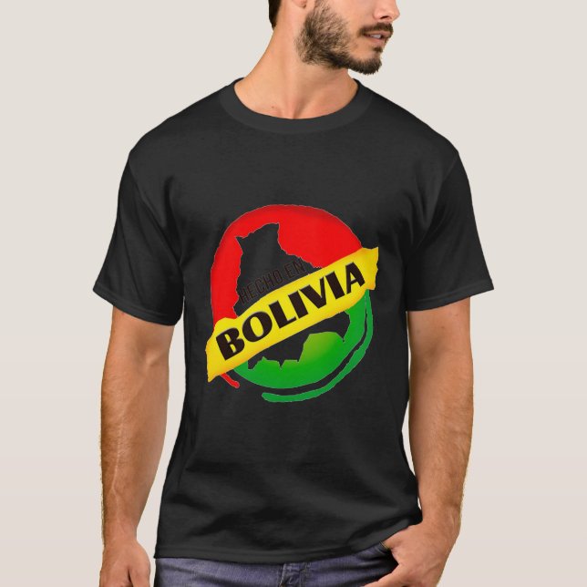 Camiseta hecho en Bolivia T Shirt (Framsida)