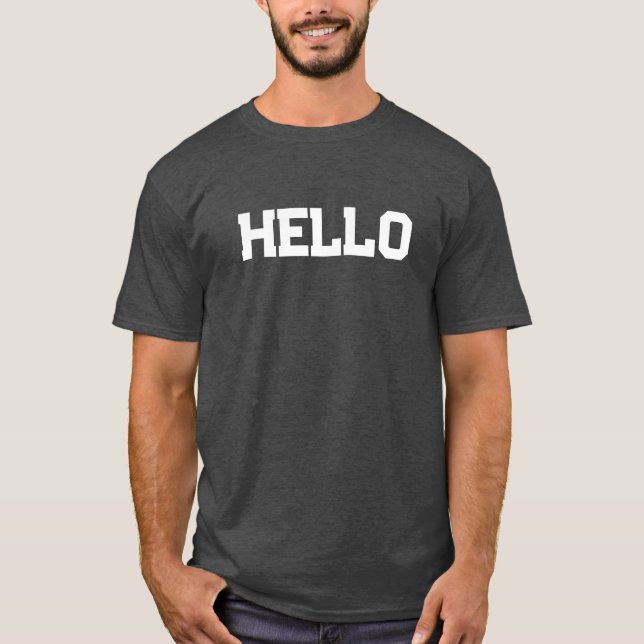 Camiseta hello t shirt (Framsida)