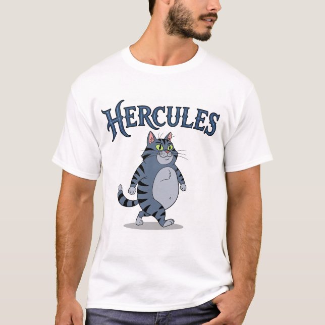 Camiseta Hercules Homens T Shirt (Framsida)