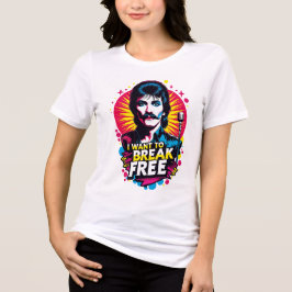 Camiseta holgada I Want to Break Free T Shirt