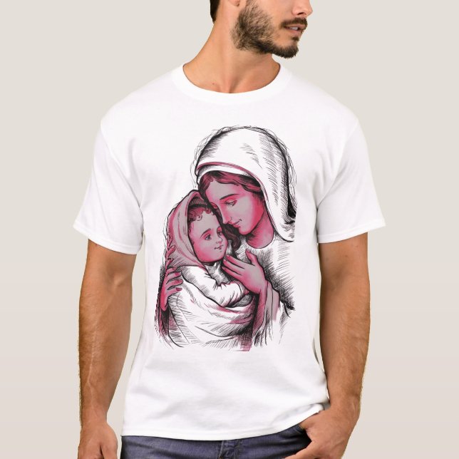 Camiseta Holy Mary T Shirt (Framsida)