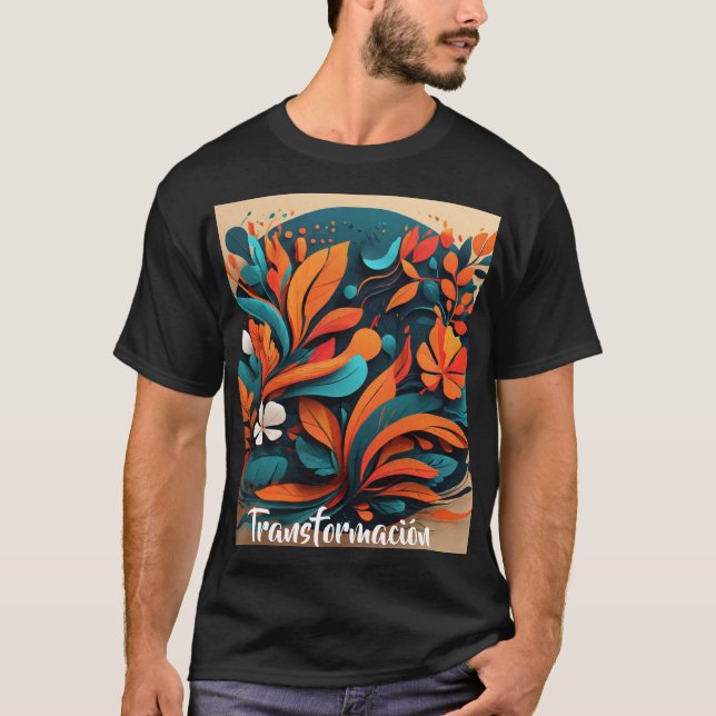 Camiseta Hombre Arte Simbólico Transformación T Shirt (Framsida)