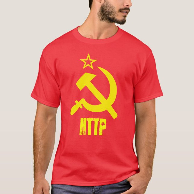 CAMISETA HTTP - CCCP AMARILLO T SHIRT (Framsida)