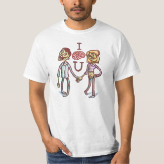 Camiseta "I Love You" Zumbi T Shirt