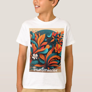 Camiseta Infantil Arte Simbólico Transformación T Shirt