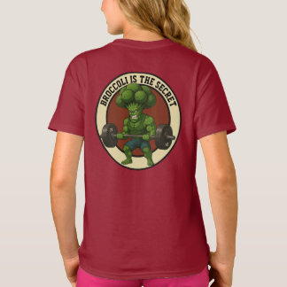 Camiseta Infantil Broccoli is the Secret - Back T Shirt