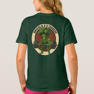 Camiseta Infantil Brócolis é o Segredo - Back T Shirt