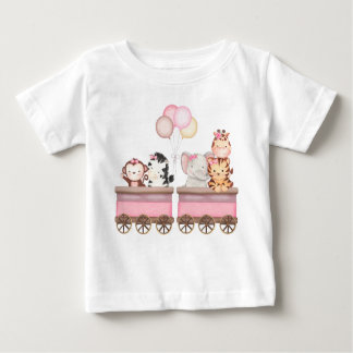 Camiseta infantil Safari Rosa T Shirt