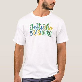 Camiseta Jeitinho Brasileiro - Estampa Colorida Br T Shirt