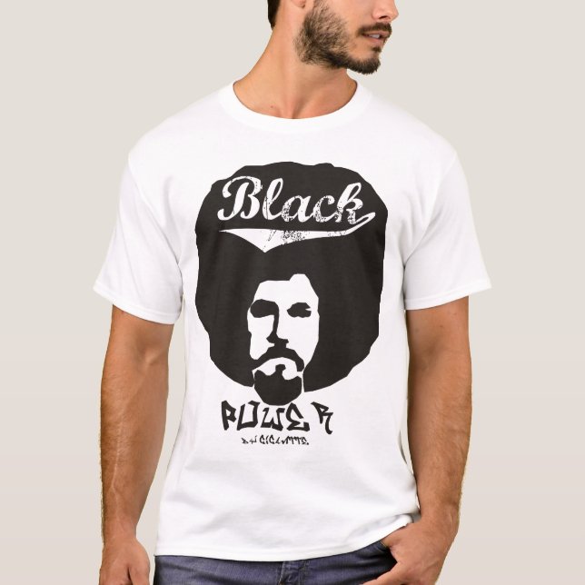 Camiseta Jesus Black Power T Shirt (Framsida)