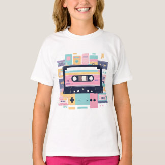 Camiseta Juvenil Feminina Básica Retrô-1 T Shirt