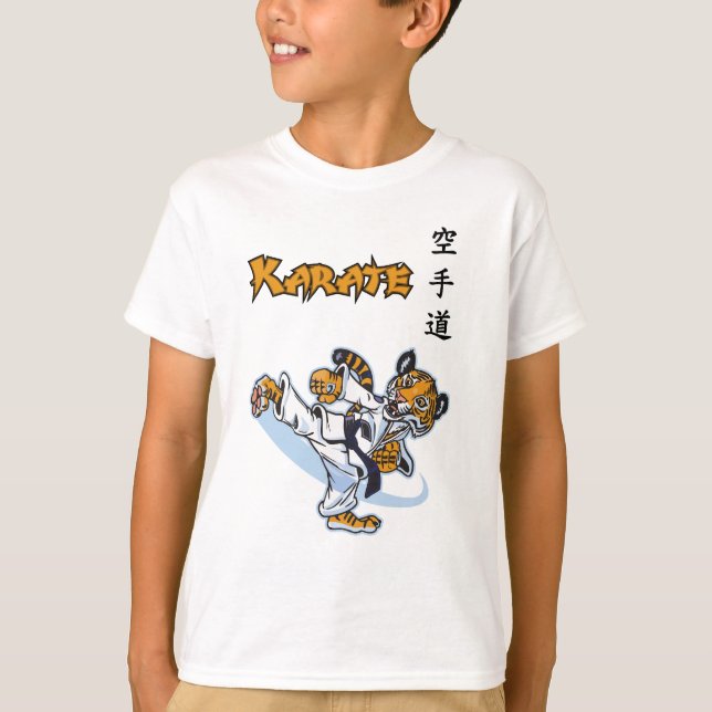 Camiseta Karate Infantil Básica T Shirt (Framsida)