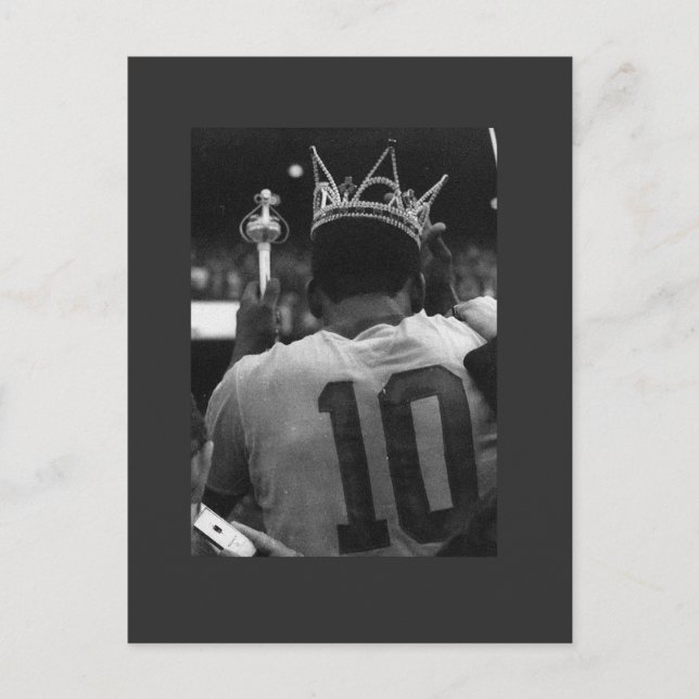 Camiseta King Pelé - 1940-2022 Vykort (Framsida)