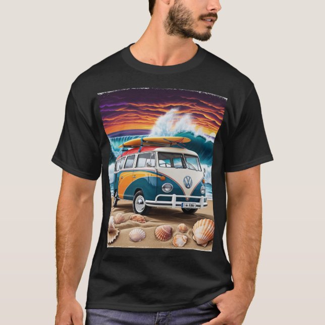 Camiseta Kombi e Surf T Shirt (Framsida)