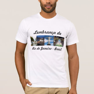 Camiseta lembrança de Rio de Janeiro T Shirt