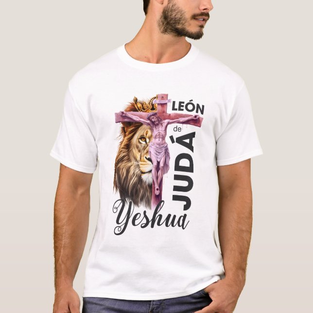Camiseta León de Judá T Shirt (Framsida)