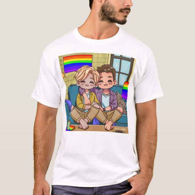 Camiseta Lgbt T Shirt (Framsida)