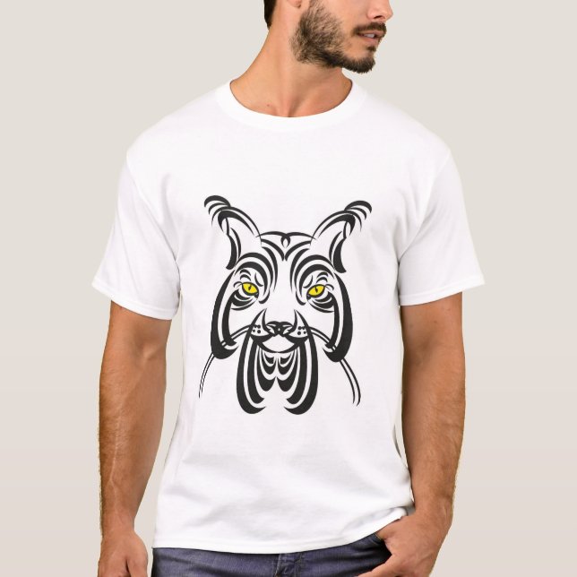 Camiseta Lince Tribal T Shirt (Framsida)