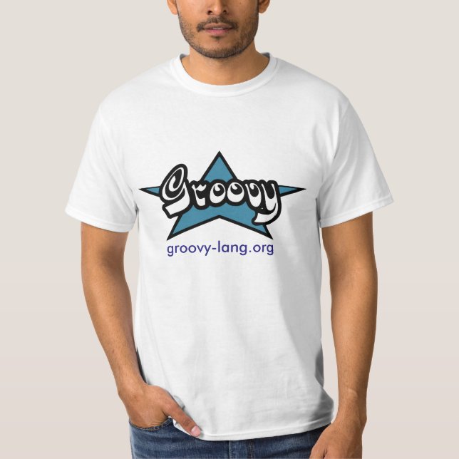 Camiseta Linguagem Groovy Tee Shirt (Framsida)
