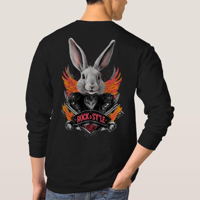 CAMISETA MANGA LARGA CONEJO ROCKERO T SHIRT (Baksida)