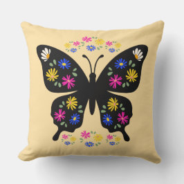 Camiseta mariposa con flores multicolor kudde