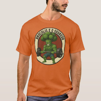 Camiseta Masc. Brócolis é o Segredo - Front T Shirt