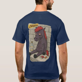 Camiseta Masc. Cavalo de Fogo - Back T Shirt