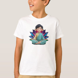 Camiseta Masc Infantil Básica Meditação-1 T Shirt