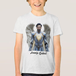 Camiseta Masc Juvenil Básica Arcanjo Gabriel T Shirt