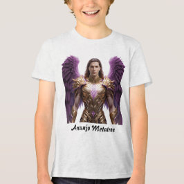 Camiseta Masc Juvenil Básica Arcanjo Metraton T Shirt