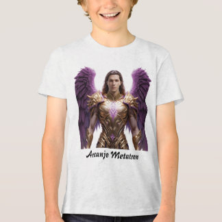 Camiseta Masc Juvenil Básica Arcanjo Metraton T Shirt