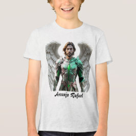 Camiseta Masc Juvenil Básica Arcanjo Rafael T Shirt
