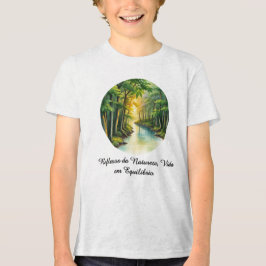 Camiseta Masc Juvenil Básica Reflexos da Terra-2 T Shirt