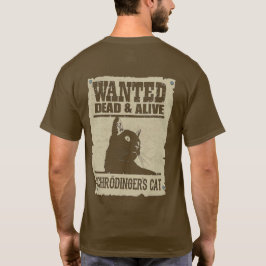 Camiseta Masc. Schrodinger's Cat - Dark - Back T Shirt