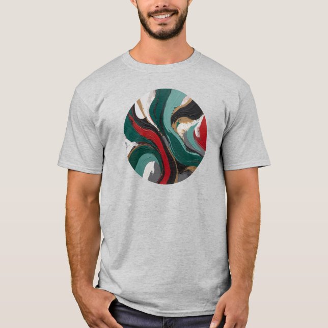 Camiseta Masculina Básica Arte Expressão-3 T Shirt (Framsida)