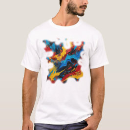 Camiseta Masculina Básica Arte Expressão T Shirt