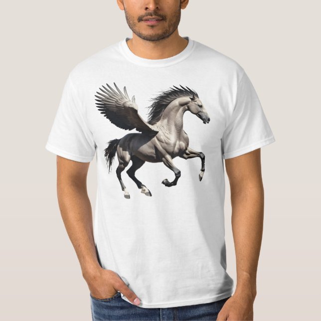 Camiseta Masculina Básica Cavalo Alado Value T Shirt (Framsida)