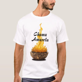 Camiseta Masculina Básica Chama Sagrada-2 T Shirt