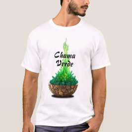 Camiseta Masculina Básica Chama Sagrada-5 T Shirt