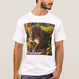 Camiseta Masculina Básica Onça Pintada T Shirt